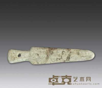 红山 玉刀 长10.8cm